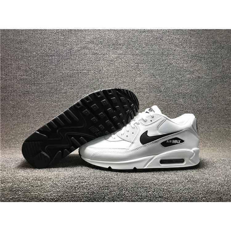 mens black and white nike air max 90