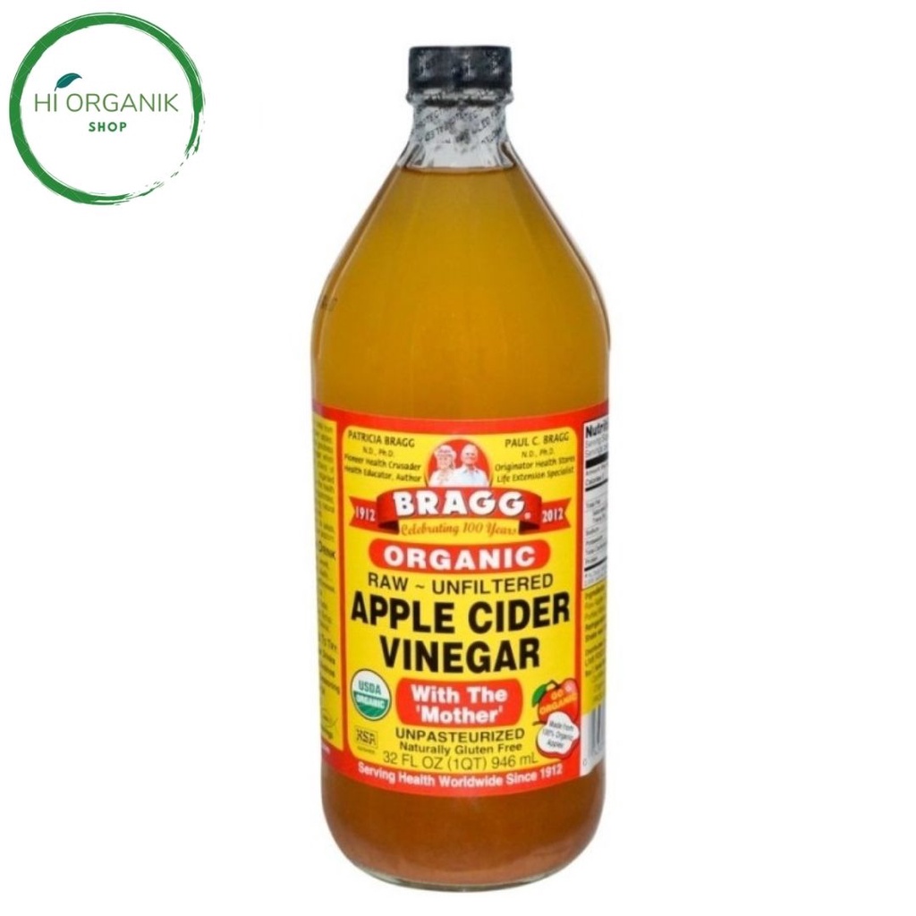 

Bragg Organic Apple Cider Vinegar 946 Ml/ACV Bragg /Cuka Apel Organik