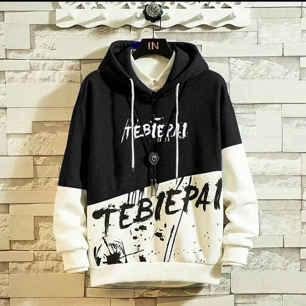 JAKET HOODIE OFF WHITE SWEATER OBLONG JAKET PRIA PREMIUM HOODIE BIG SIZE L XL XXL LOKAL