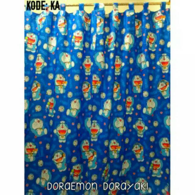 Gorden anak/gorden karakter/gorden dewasa/sprei anak karakter motif doraemon