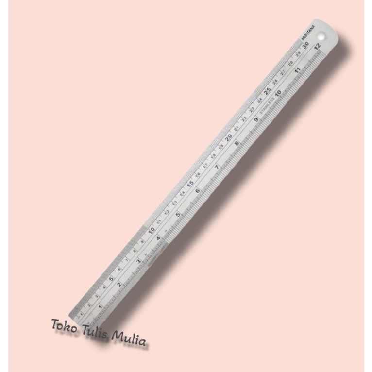 

Penggaris Besi KENKO STAINLESS STEEL RULER 30 Cm
