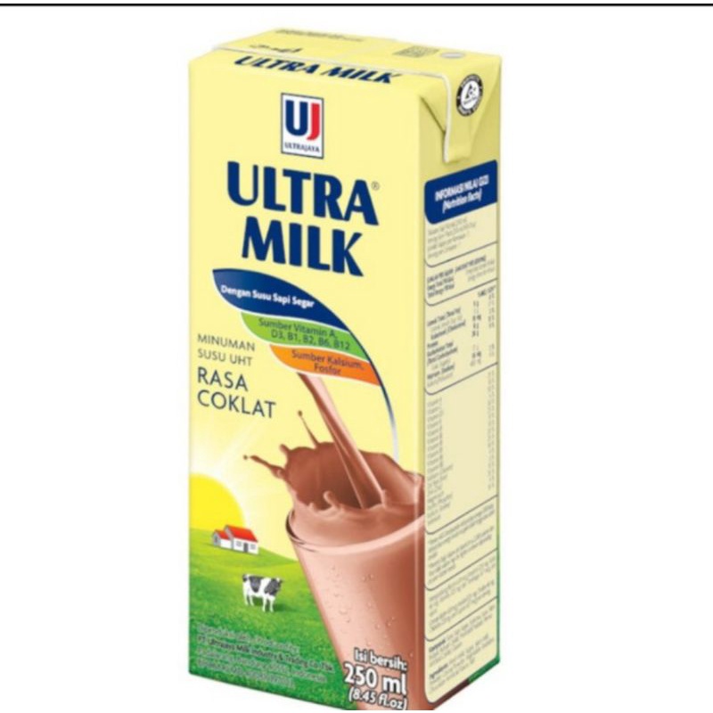 

Ultra Milk / Susu Ultra 250 ml karton isi 24 pcs