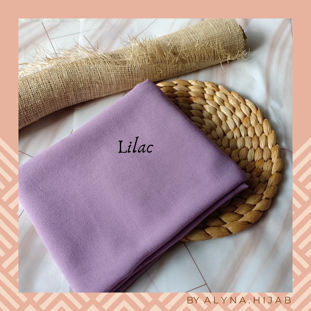 Khimar Diamond Ped /hijab syar'i / terbaru / bergo-Lilac