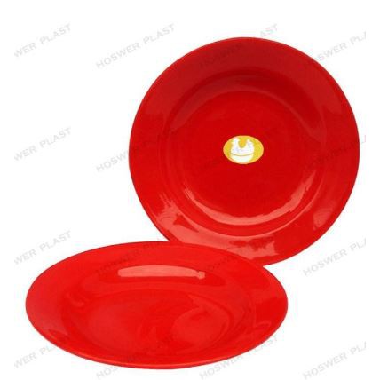 Plate/ Wadah Makan/ Piring Kuah/ Piring Plastik Golden Hen SP-08