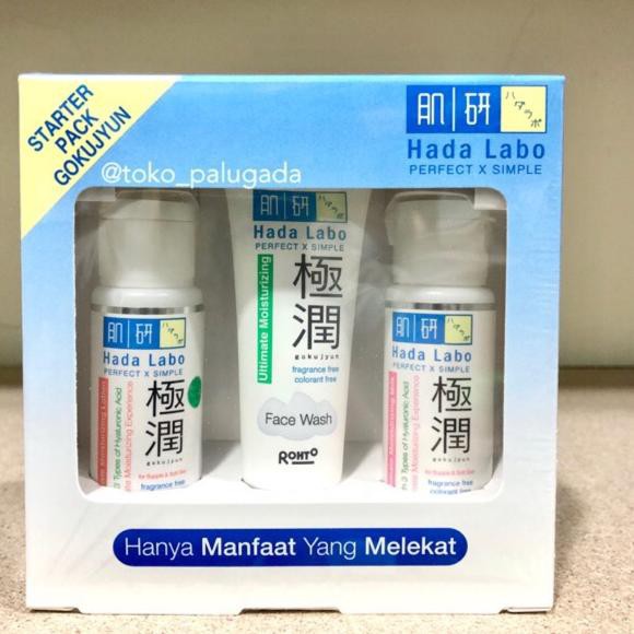 HADA LABO Starter Pack Gokujyun dan Shirojyun by Ailin