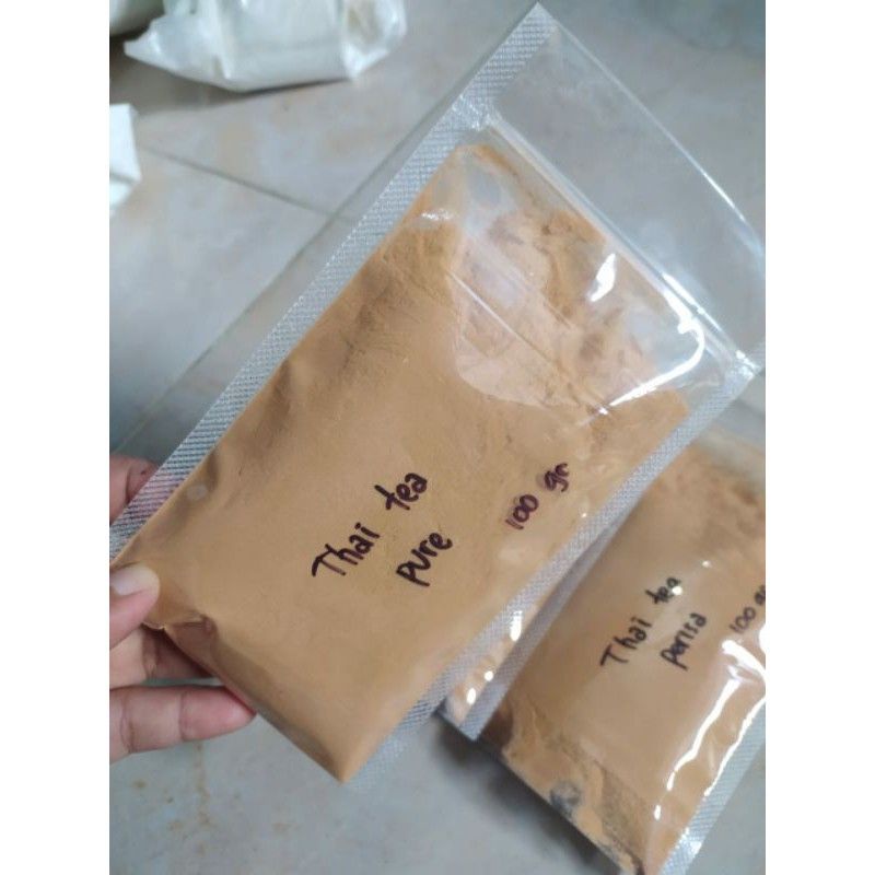 

100 gr Thai Tea Pure Powder / Thai tea essens powder (tanpa gula)