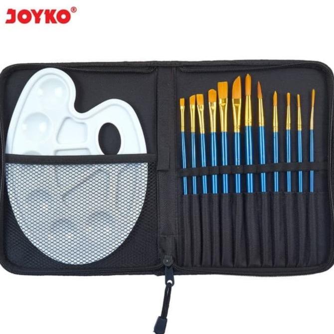 

Joyko Art Brush Set (kuas +palet ) BRS-7 / alat lukis