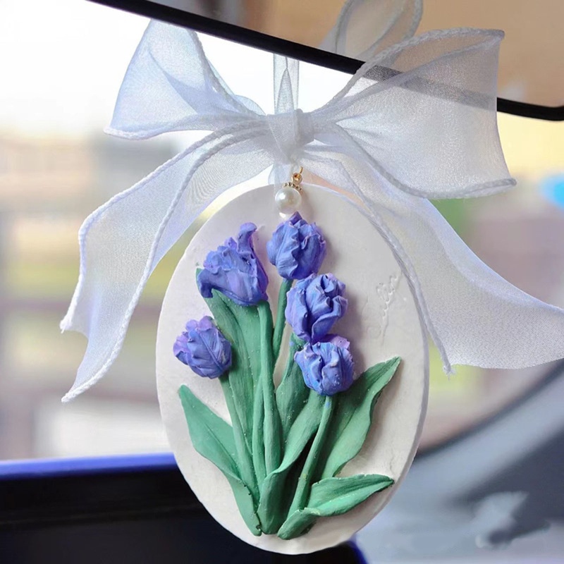 Siy Cetakan Fondant / Sabun Handmade Bentuk Bunga 3D Bahan Silikon