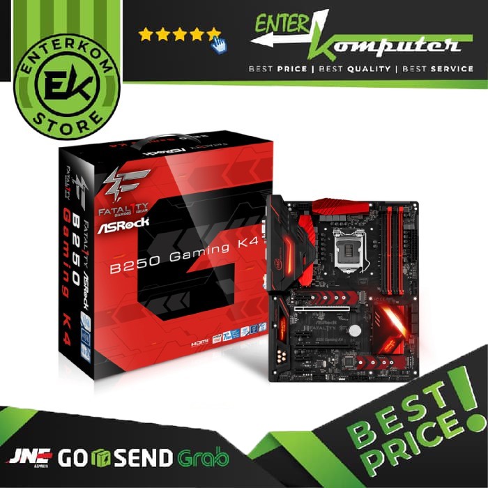 Motherboard Asrock Fatal1ty B250 Gaming K4 Lga1151 B250 Ddr4 Shopee Indonesia