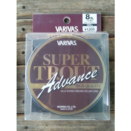 SENAR / LINE MONO VARIVAS SUPER TROUT ADVANCE (Color GREY CLEAR) 100m