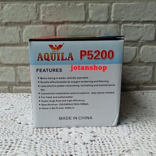 AQUILA P 5200 P5200 mesin Pompa kolam air mancur hidroponik aquarium