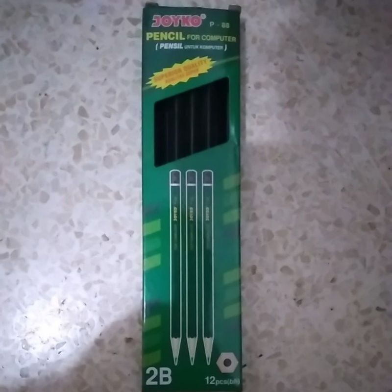 

Pencil 2 B Joyko Hijau Tua (P-88)