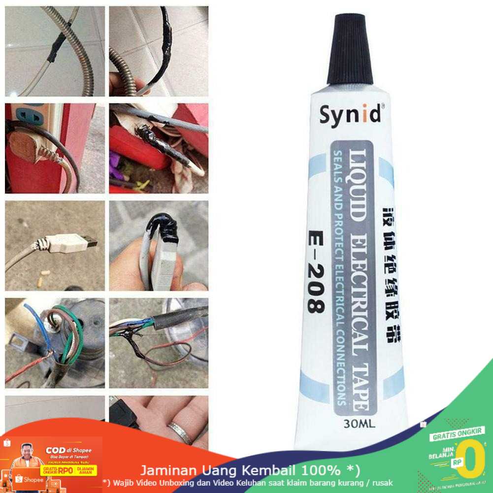 (BISA COD) RVOSTR Synid Lem Kabel Listrik High Temperature Sealing Glue 30ML - E208