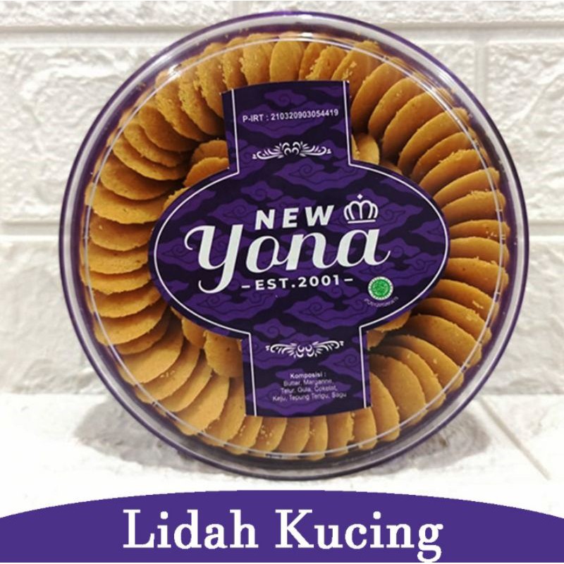 NEW YONA REGULER EDISI 2021 LIDAH KUCING CHOCO BALL YONA COOKIES SATUAN LUSINAN CLARINTA COOKIES