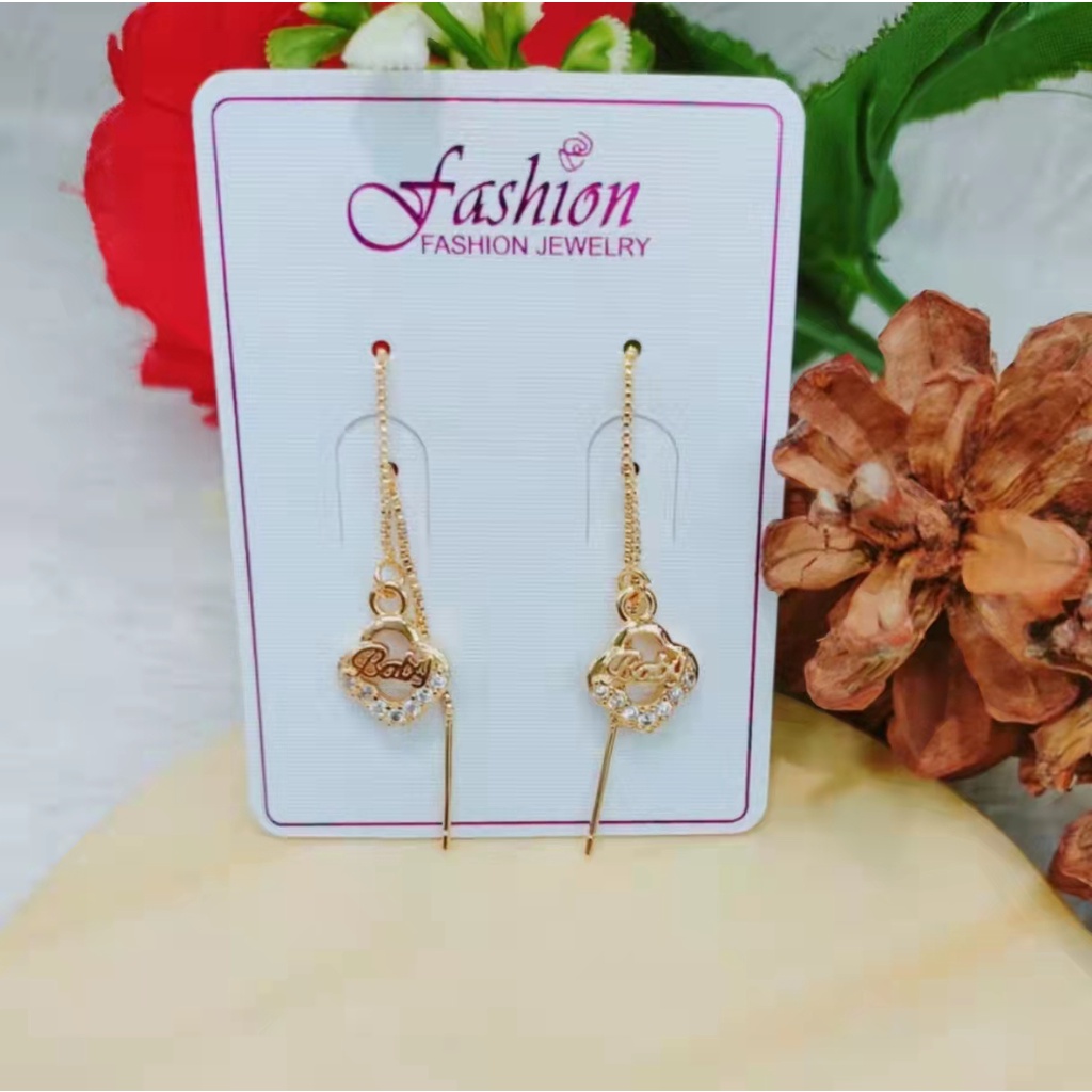 Anting Xuping Permata Lapis Emas Perhiasan Fashion L11.12