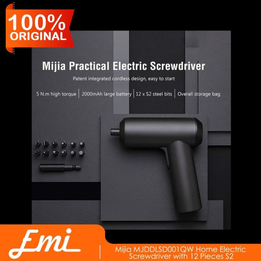 Mijia MJDDLSD001QW Home Electric Screwdriver with 12 Pieces EMI