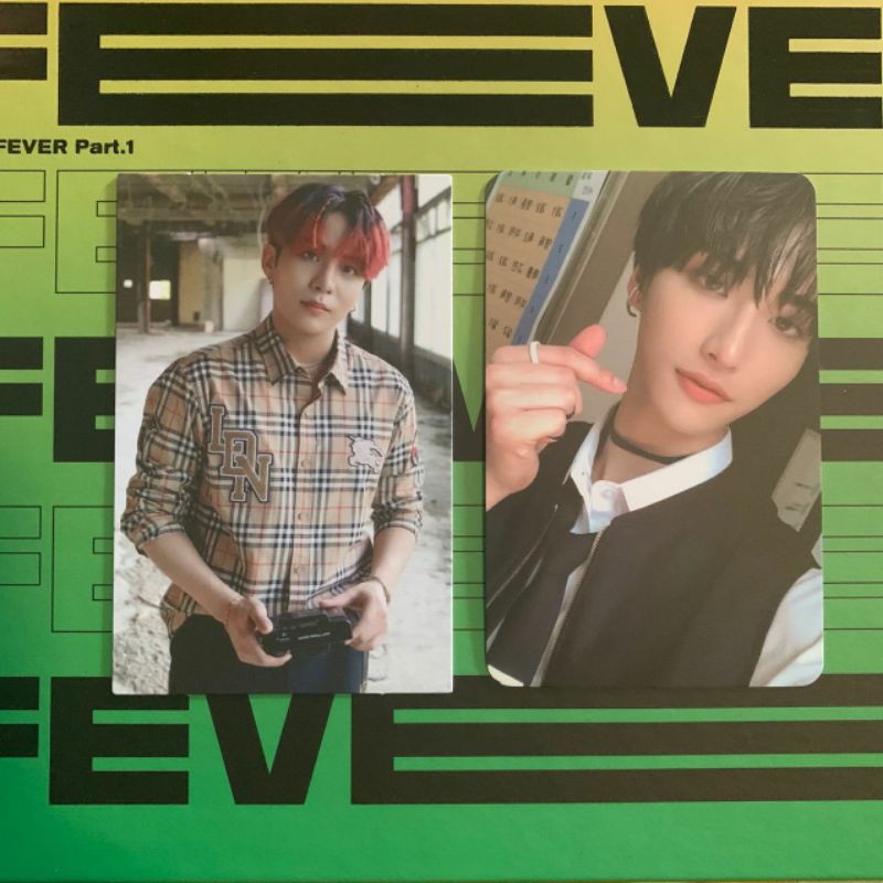 Photocard PC Jongho & Seonghwa ktown4u benefit Ateez