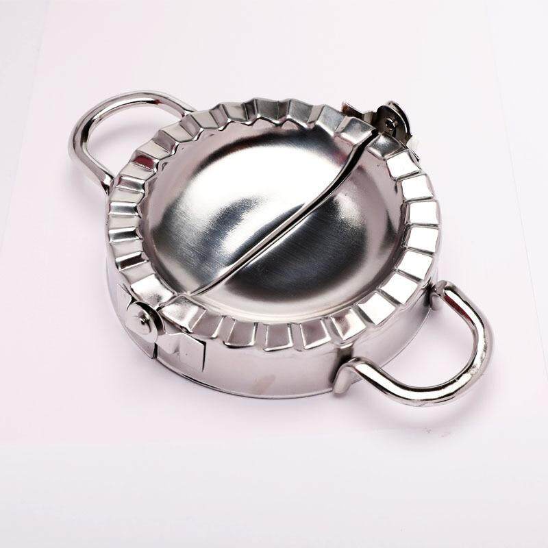 Cetakan Pastel Pangsit Dumpling Alat 7.5cm/8.5cm/9.5cm Bulat Silver Dimsum Dumpling Mold Stainless