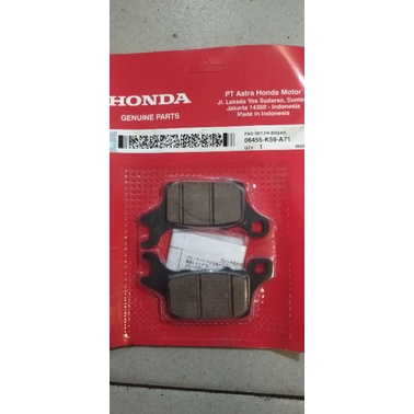 kampas rem depan Honda Vario 150 new