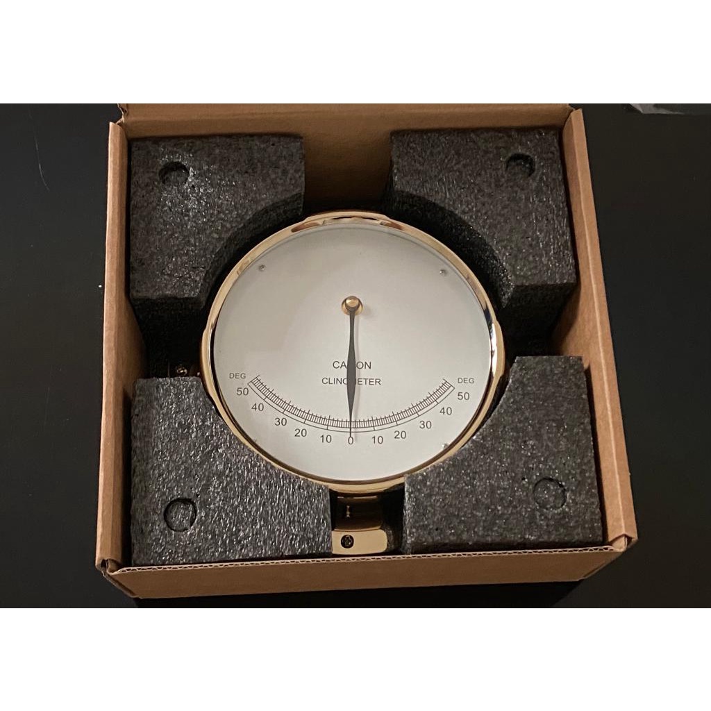 CLINOMETER BRASS / KUNINGAN IMPA 370241 DIAL TYPE KLINOMETER CLINO / KLINO METER MADE IN RRC CHINA