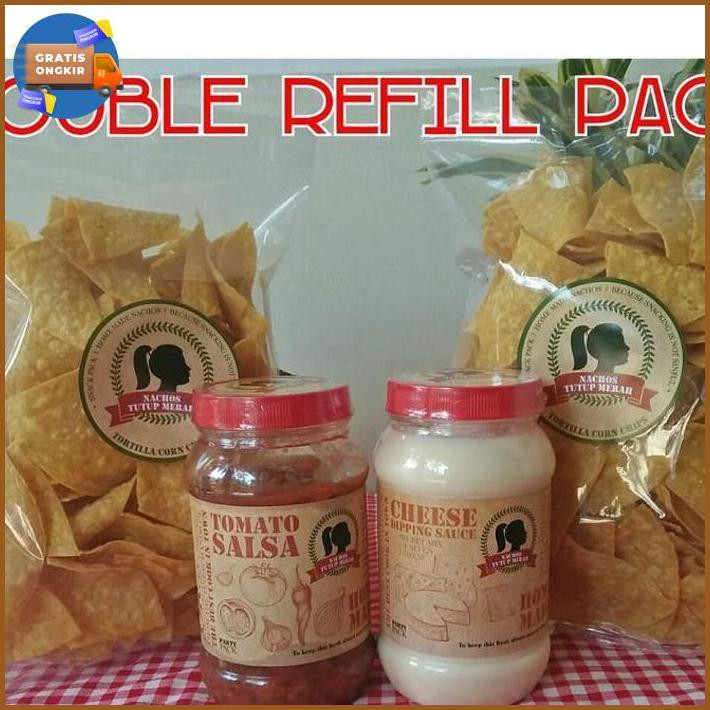 

✅Sale Nachos Tutup Merah Double Refill Cemilan Sehat ⭐⭐⭐⭐⭐