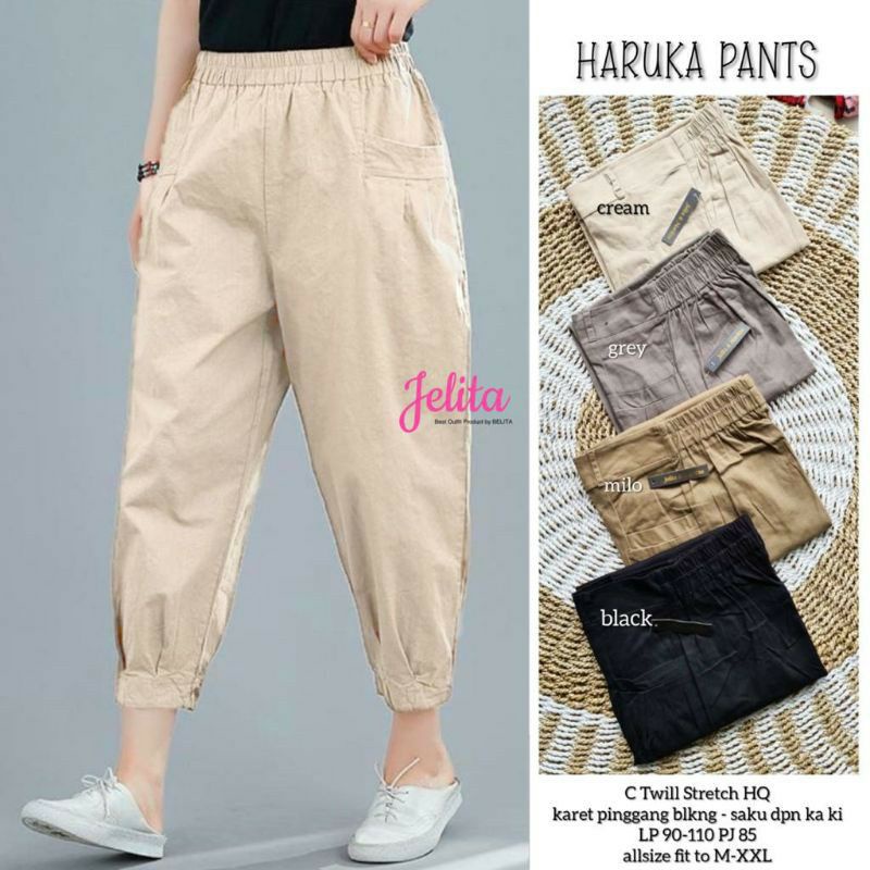 HARUKA PANTS BY JELITA STOK LENGKAP