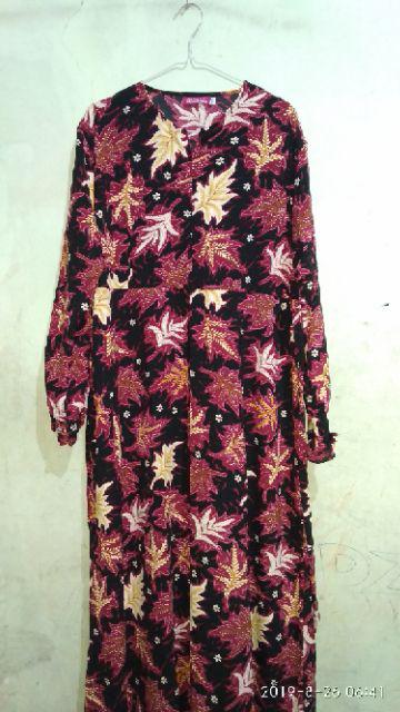 Gamis Batik Daun