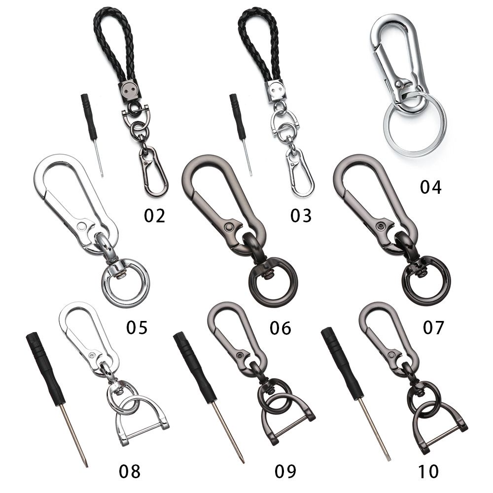 TOP Outdoor Keychain Tool Metal Camping Keys Chain Car Keyring Key Ring Accessories Multistyles EDC Horseshoe Buckle Creative Buckle Holder