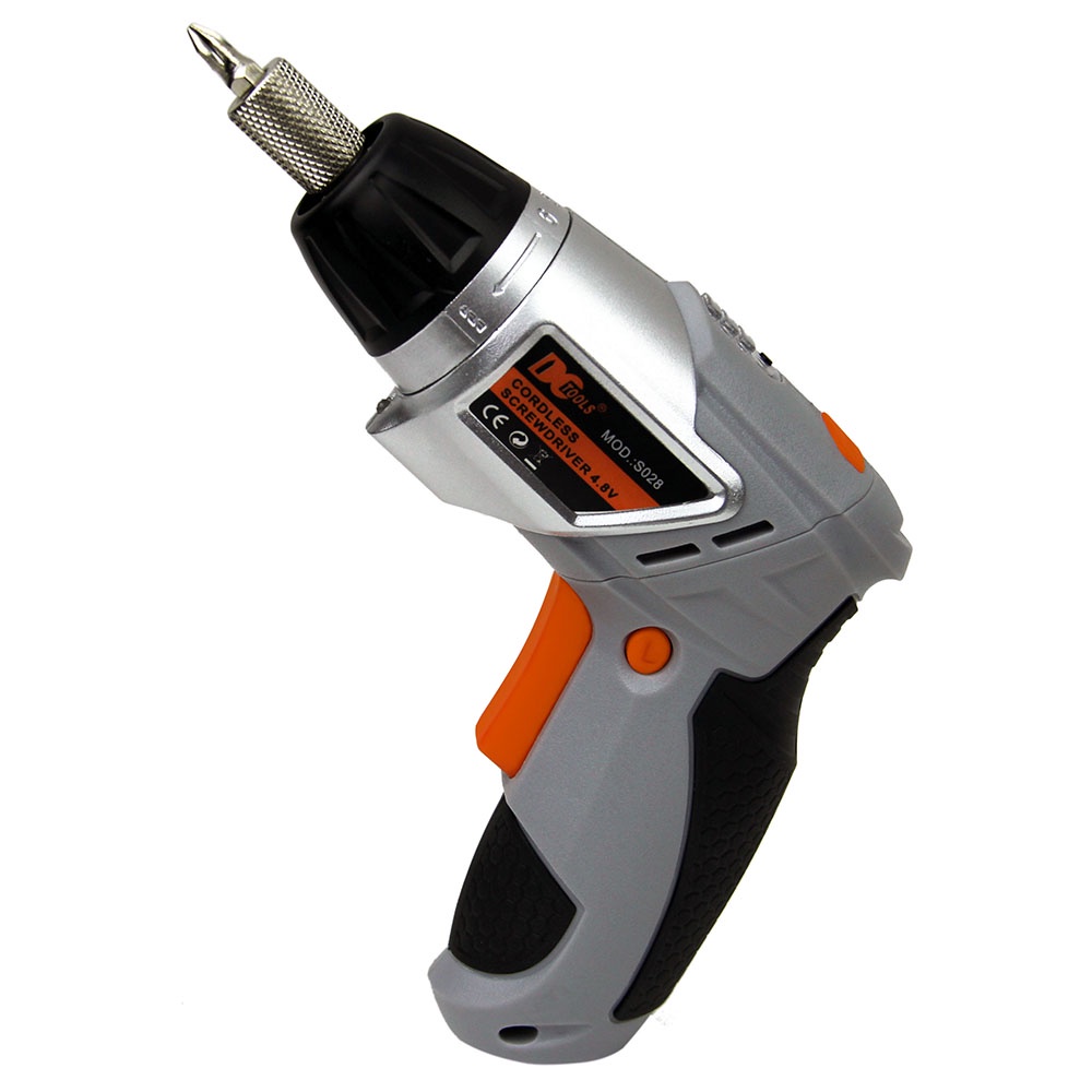 DC Tools Obeng Listrik Cordless Screwdriver 4.8V 52 in 1 - S028 - Silver