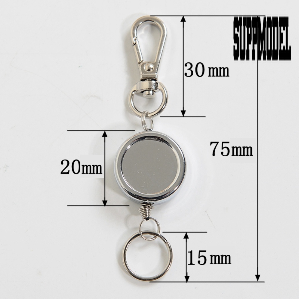 Gantungan Kunci Anti Hilang / Maling Bahan Kawat Baja