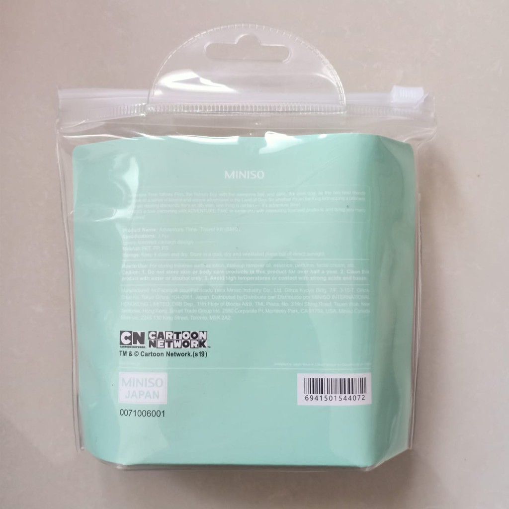 Miniso Official Adventure Time Treasure BMO Travel Kit