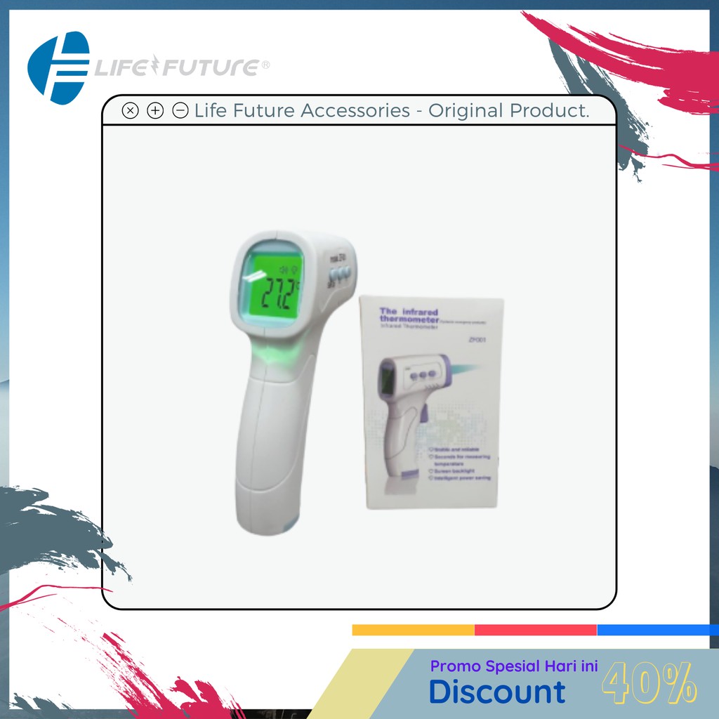 THERMOMETER INFRARED ZF001 PENGUKUR SUHU TUBUH -