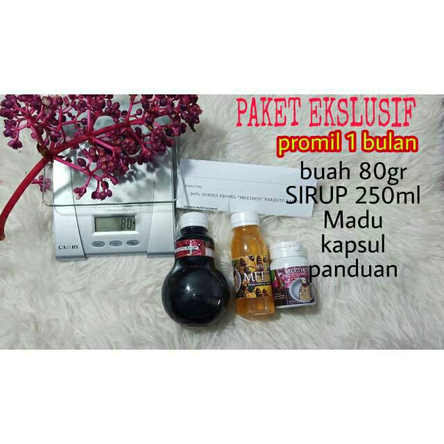 

Meethos~paket ekslusif sirup 250 + buah 80g + madu150g + kapsul