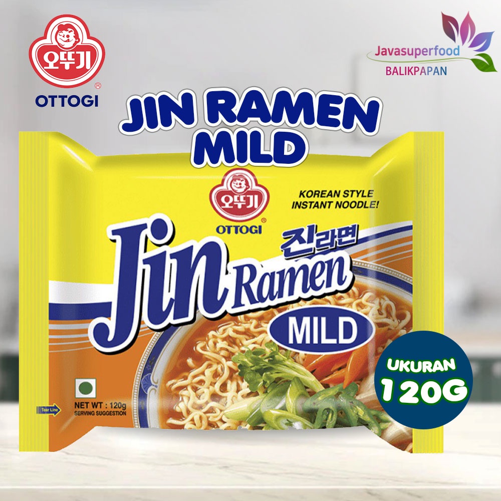 OTTOGI JIN RAMEN MILD - MIE INSTAN KUAH KOREA (NON HALAL)