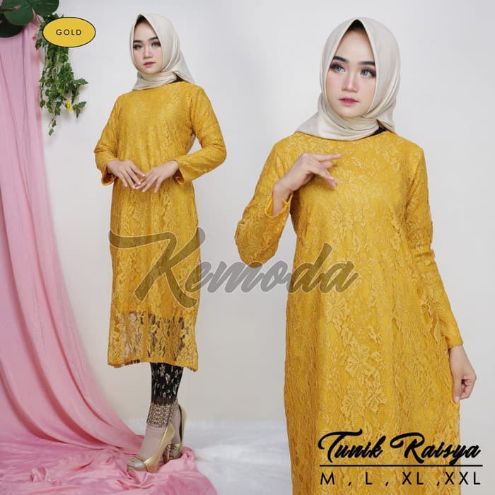 Atasan Kebaya Brukat Tunik Muslimah Kebaya