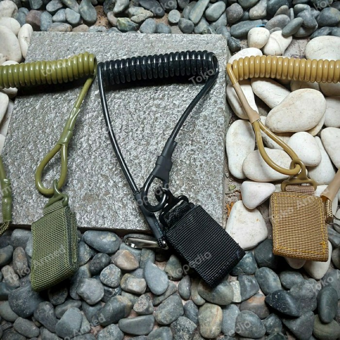 

Hemat Lanyard Tali Pengaman Pistol Impor Terlaris