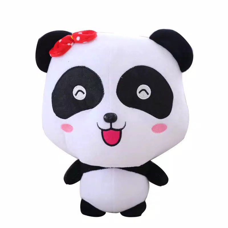 Boneka Panda Babybus Baby bus Kiki Miu Miu ukuran 40 cm