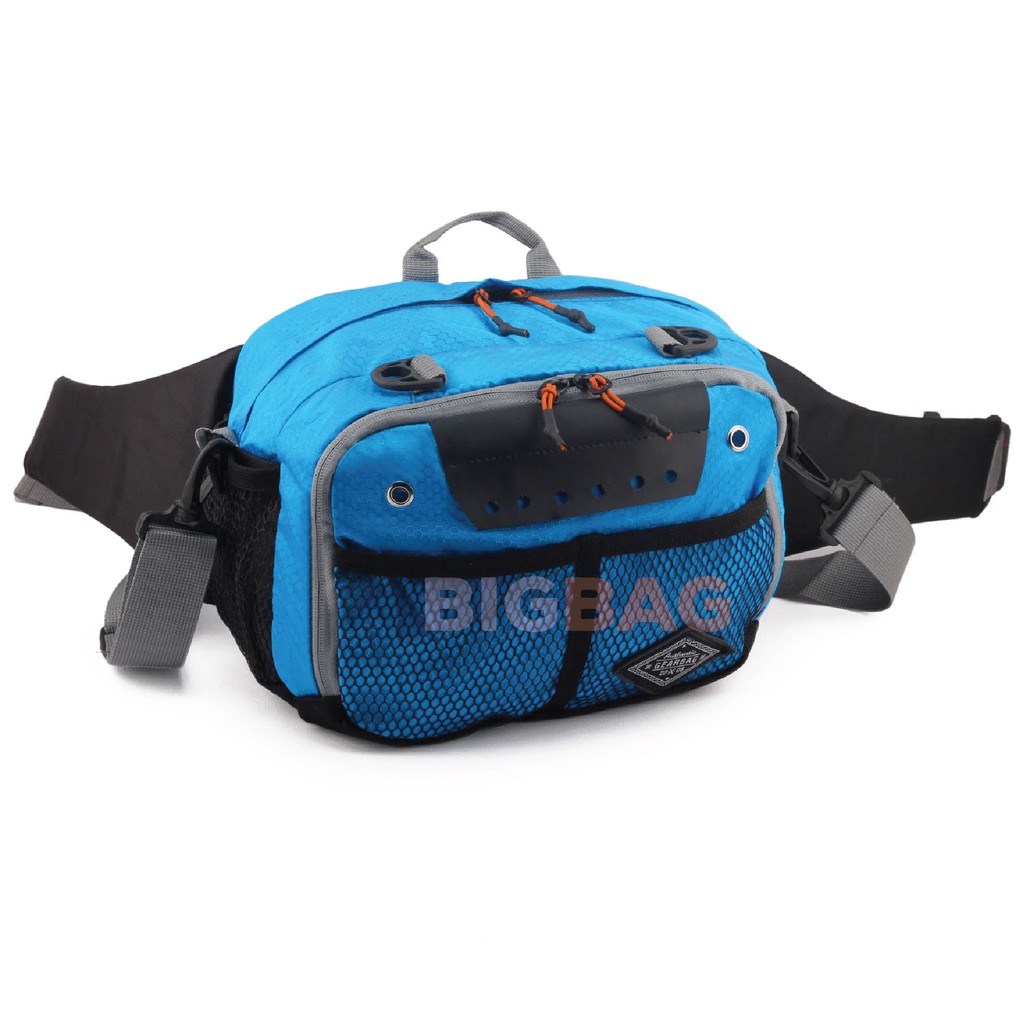 Tas Selempang GEAR BAG 13134 NEWTON 2 in 1 -  Sports Bag - Slingbag - Waist bag Laki laki Terbaru