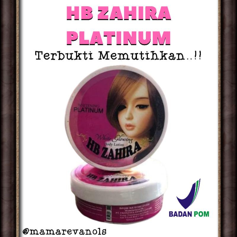 Handbody Zahira Platinum HB Dr whitening
