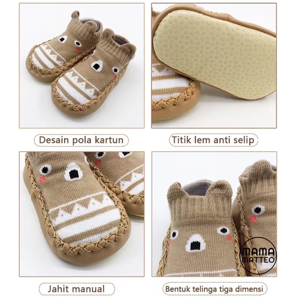 Prewalker Kaos Kaki Sepatu Bayi / Baby Socks Shoes Pre walker / Anti Slip 13cm