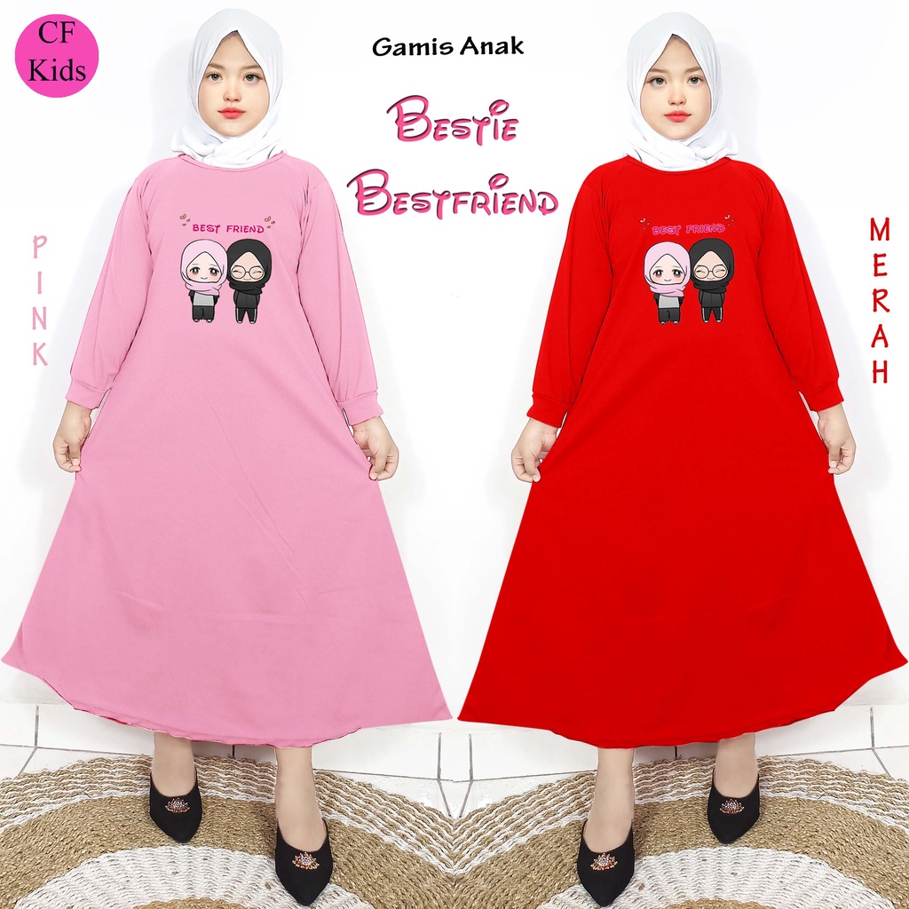 Gamis Anak Perempuan DTF Best Friend CF Kids