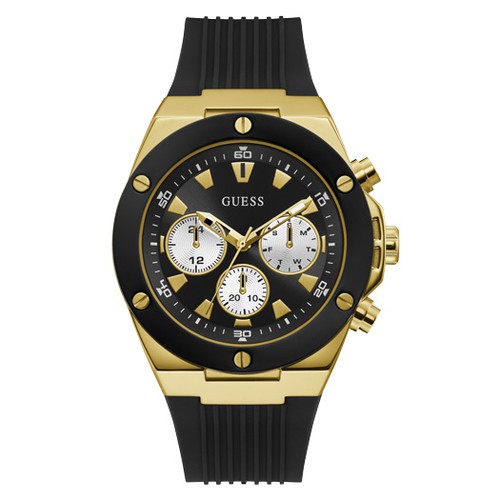 Guess Watch Black & Gold POSEIDON - GW0057G1