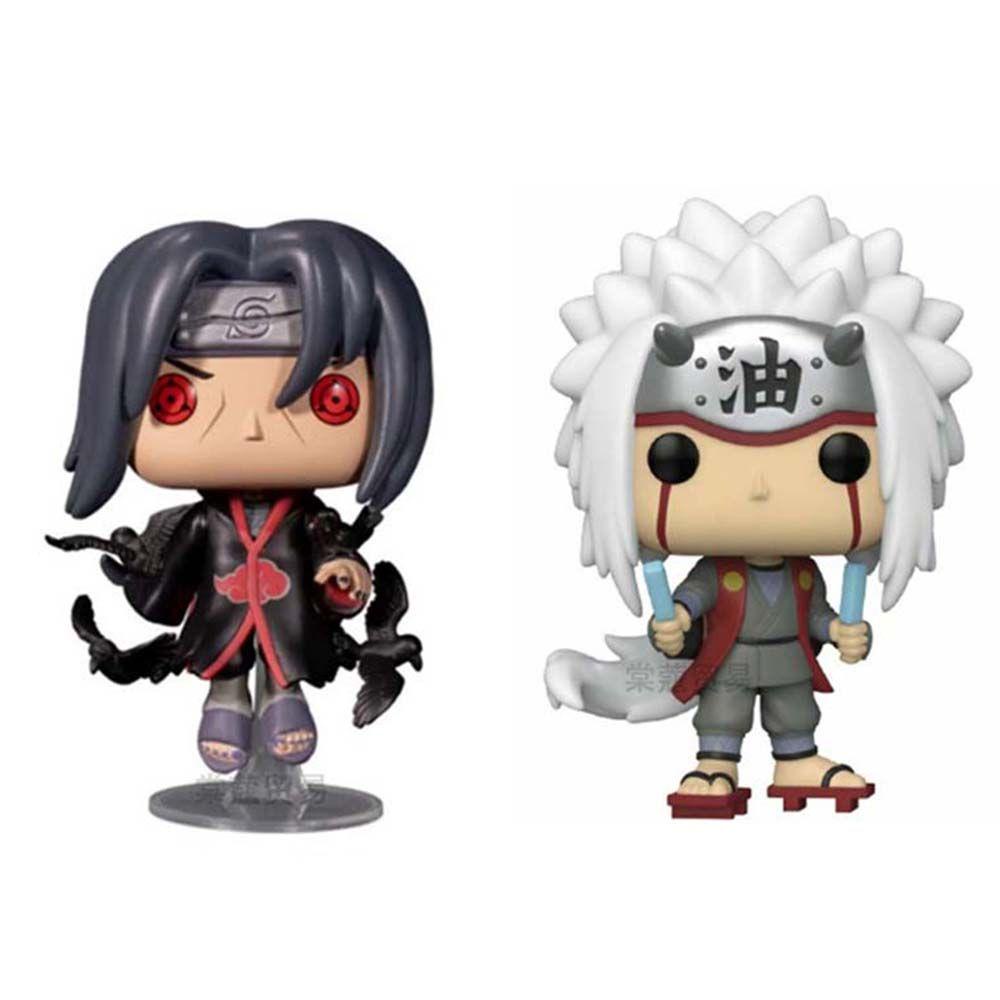 [Elegan] Naruto Action Figure Mainan Anak Kartun Mobil Dekorasi Anime Peripheral Jiraiya Action Figure Model