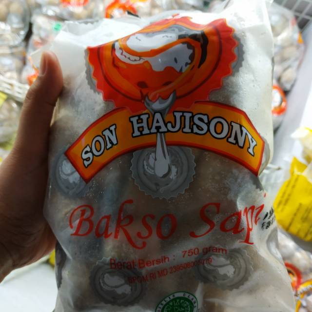 

Cemilan Lauk Bakso Sony Besar Super Asli Son Hajisony Haji Sony + Bumbu