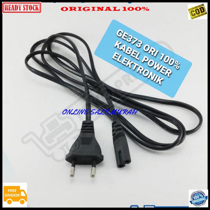 G373 Kabel power Listrik ac 8 cord 1,2 meter elektronik elektrik cable rice cooker multifungsi universal cas casan setrum original G373   KABEL UKURAN CORD 8  BISA SEGALA JENIS ELEKTRONIK YG MENGGUNAKAN KABEL INI  TEBAL DAN AWET  menggunakan kabe