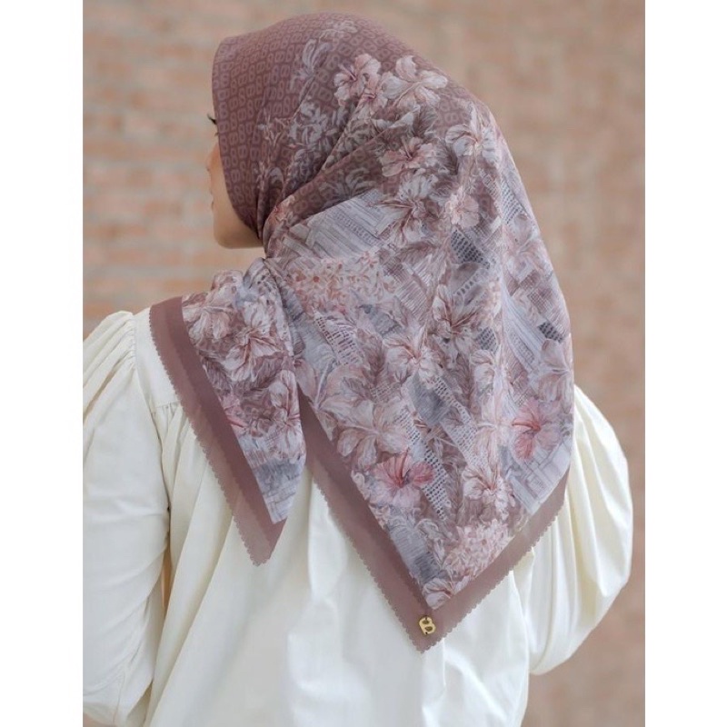 preloved malaya series brown buttonscarves