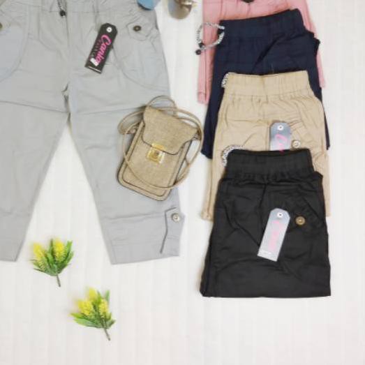 ۩ Celana 7/8 Wanita Katun Stretch ☝