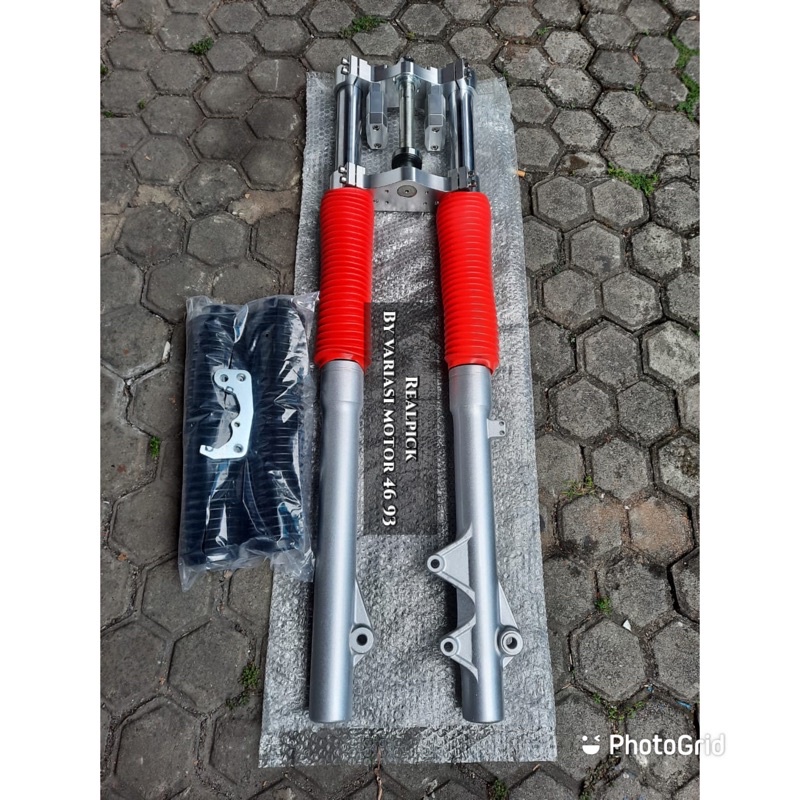 Shock depan klx tele gordon as 41 shock klx cnc gordon tele as 41