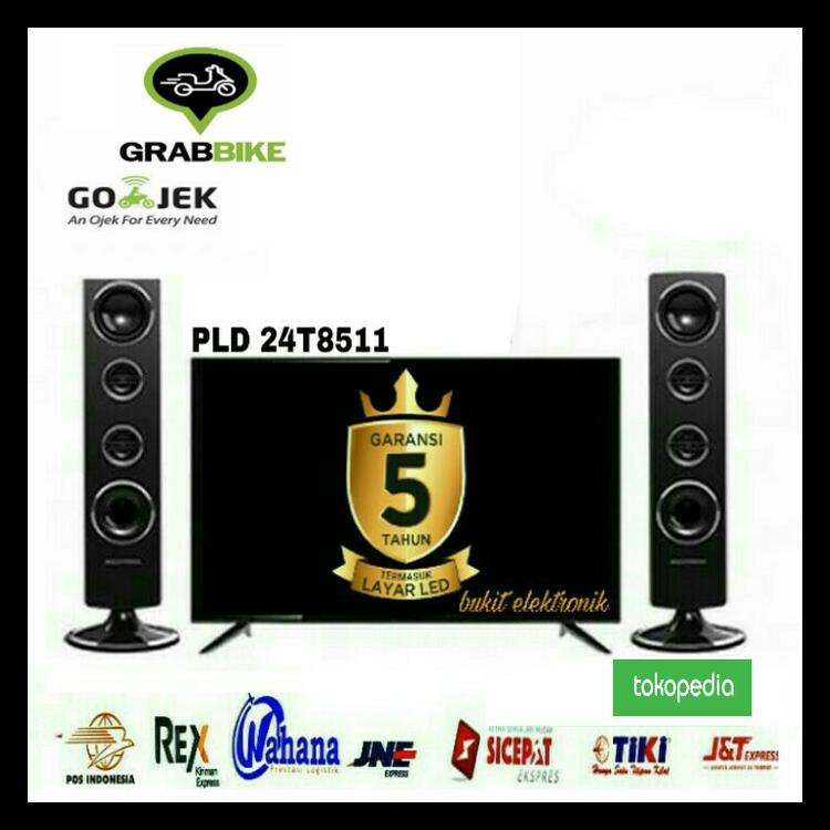 DISKON TV POLYTRON LED 24" 24 INCH CINEMAX PLD 24T8511 BOOMBASTIS