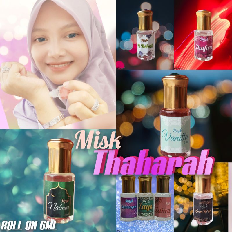 MISK THAHARAH PARFUM ROLL ON WANGI SEPANJANG HARI